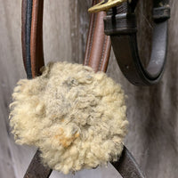 FS Rsd Monocrown Figure 8 Bridle *vgc/gc, clean, residue, hairy, sticky spots, pulled lining, dirty fleece, scraped edges
