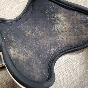 Hind Boots, tabs *gc, clean, discolored, scrapes, stains, faded, hairy, mnr holey edges