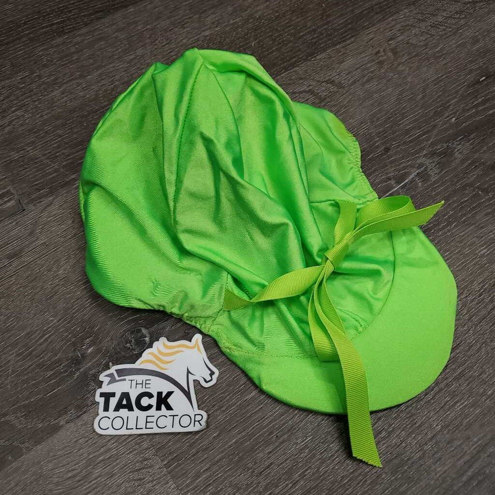 Lycra Helmet Cover, Brim, Ribbon *xc, clean, mnr pulled seams & stains