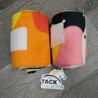 2 Thin Fleece Polo Wraps *xc, mnr gunk?dirt & stains

