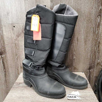 Pr Fleece Lined Winter Boots *vgc, mnr hair, dirt
