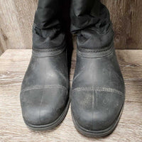 Pr Fleece Lined Winter Boots *vgc, mnr hair, dirt
