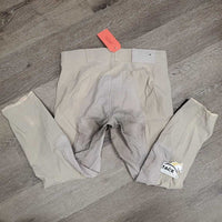 Full Seat Breeches *gc/fair, seat: stretched & v.stained seat, hair, dingy, pilly, holey ankle edges, hairy velcro
