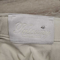 Full Seat Breeches *gc/fair, seat: stretched & v.stained seat, hair, dingy, pilly, holey ankle edges, hairy velcro

