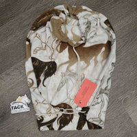 Fleece Helmet Bag, drawstring *xc, clean, mnr hairy, dirty?stained string
