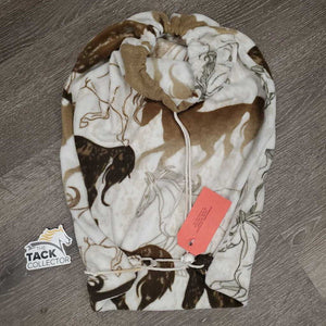 Fleece Helmet Bag, drawstring *xc, clean, mnr hairy, dirty?stained string
