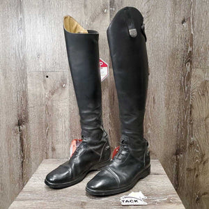 Field Boots, Zips *vgc, dirt, rubs, curled inner lining-R, heels rubs, mnr stretched elastic & loose threads