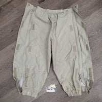Rain Pants *gc/fair, stained, dingy, hairy, seam pucker
