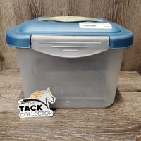 Plastic Box & Lid *gc, scratches, scrapes, stains