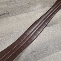 Thin Vinyl?Leather Girth, 1x els *vgc, clean, stiff, mnr stains & scratches
