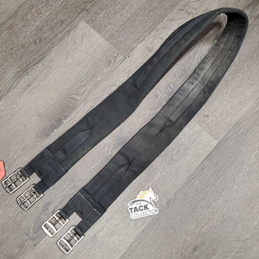 Cotton Web Girth *gc/fair, hairy, sweat stains, dirty, older, gunky
