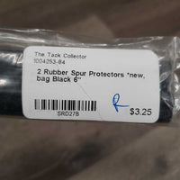 2 Rubber Spur Protectors *new, bag
