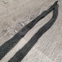 2 Wide Braided Nylon Spur Straps *gc/fair, dirt, rubs, frays, twists, older
