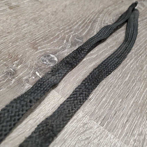 2 Wide Braided Nylon Spur Straps *gc/fair, dirt, rubs, frays, twists, older