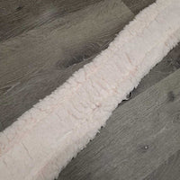 Nylon Web & Fleece Girth, 2x Els, Dring *gc, clean, hair, clumpy
