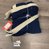 Cotton Scrim Sheet *gc, dirt, shrunk, stains, puckers, mnr repairs, marker, hairy, shavings/hay, threads