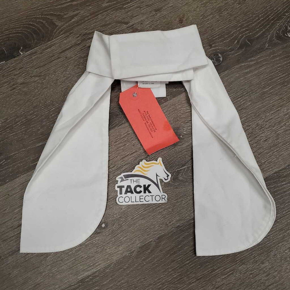 Cotton Stock Tie, velcro collar *gc, seam & edges: stains/discolored, untied