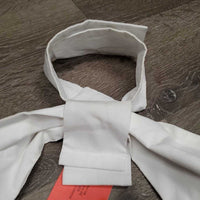 Cotton Stock Tie, velcro collar *gc, seam & edges: stains/discolored, untied
