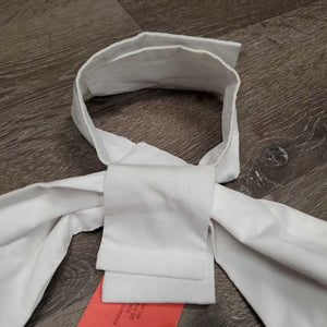 Cotton Stock Tie, velcro collar *gc, seam & edges: stains/discolored, untied