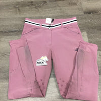 Hvy Euroseat Breeches *gc/fair, snags, rubs, pills, stains, v.discolored seat legs, curled inner waist
