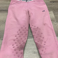 Hvy Euroseat Breeches *gc/fair, snags, rubs, pills, stains, v.discolored seat legs, curled inner waist
