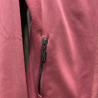 Light Fleece Jacket, zipper *xc/vgc, mnr clumpy
