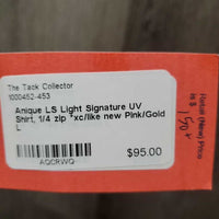 LS Light Signature UV Shirt, 1/4 zip *xc/like new
