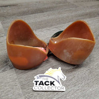 Pr Rubber Pull On Hind Boots, tag *new, dirty, residue
