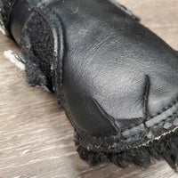 Closed Front & Hind Boots, velcro *gc/fair, clean, v.clumpy, hairy, faded, velcro: curled, hairy & weak
