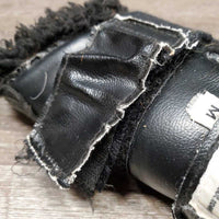 Closed Front & Hind Boots, velcro *gc/fair, clean, v.clumpy, hairy, faded, velcro: curled, hairy & weak
