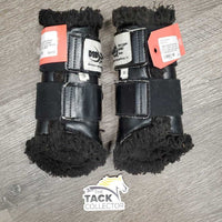 Closed Front & Hind Boots, velcro *gc/fair, clean, v.clumpy, hairy, faded, velcro: curled, hairy & weak