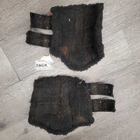 Closed Front & Hind Boots, velcro *gc/fair, clean, v.clumpy, hairy, faded, velcro: curled, hairy & weak