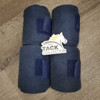 4 Fleece Polo Wraps *gc, mnr dirt/stained edges, hairy, clumpy
