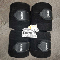 4 Fleece Polo Wraps *fair/gc, clean, hairy, clumpy, older
