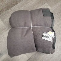 Fleece Cooler, detach belly straps, 0 legs/tail *fair, dirt, shavings, hairy, tears, v.pilly
