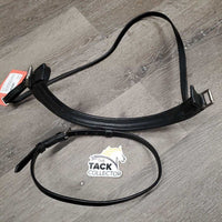 Dressage Crank Noseband, Flash *NO Chin strap - buckles, like new, mnr stain
