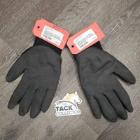 Pr Work - Yard Gloves, Rubber Bottoms *gc, mnr snags, threads, dirt, rubs & pills
