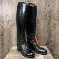 Pr Field Boots, Pull On *gc/fair, rubs, creases, torn elastic
