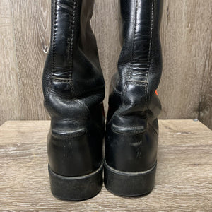 Pr Field Boots, Pull On *gc/fair, rubs, creases, torn elastic