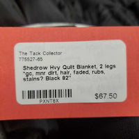 Hvy Quilt Blanket, 2 legs *gc, mnr dirt, hair, faded, rubs, stains?
