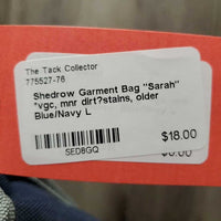 Garment Bag "Sarah" *vgc, mnr dirt?stains, older
