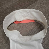 Cotton Stock Tie, Velcro Collar, Bling *gc/fair, v.stained collar
