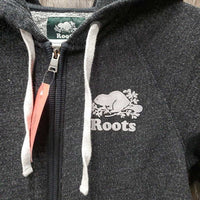 Sweatshirt Hoodie Jacket, Zipper *gc, mnr faded, rubs & hair, older
