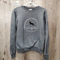 LS Sweatshirt "Weird Horse Girl Club" *vgc, mnr hair, older
