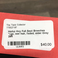 Hvy Full Seat Breeches *vgc, mnr hair, faded, older
