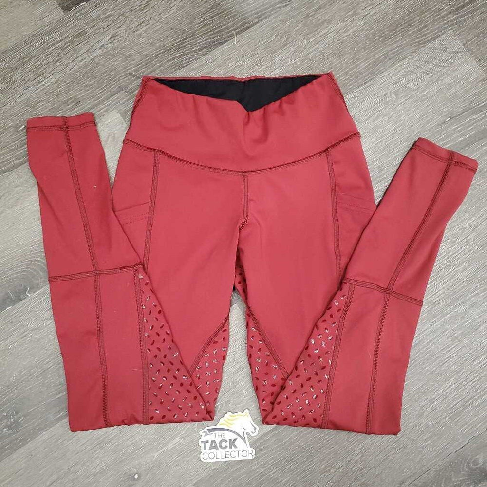 Full Seat Sticky Riding Tight Breeches, thigh pockets *vgc, mnr hair & discolored legs