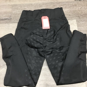 High Waist Full Sticky Seat Breeches, Pull On *gc, mnr hair, snags, rubs, puckers & undone seam stitching