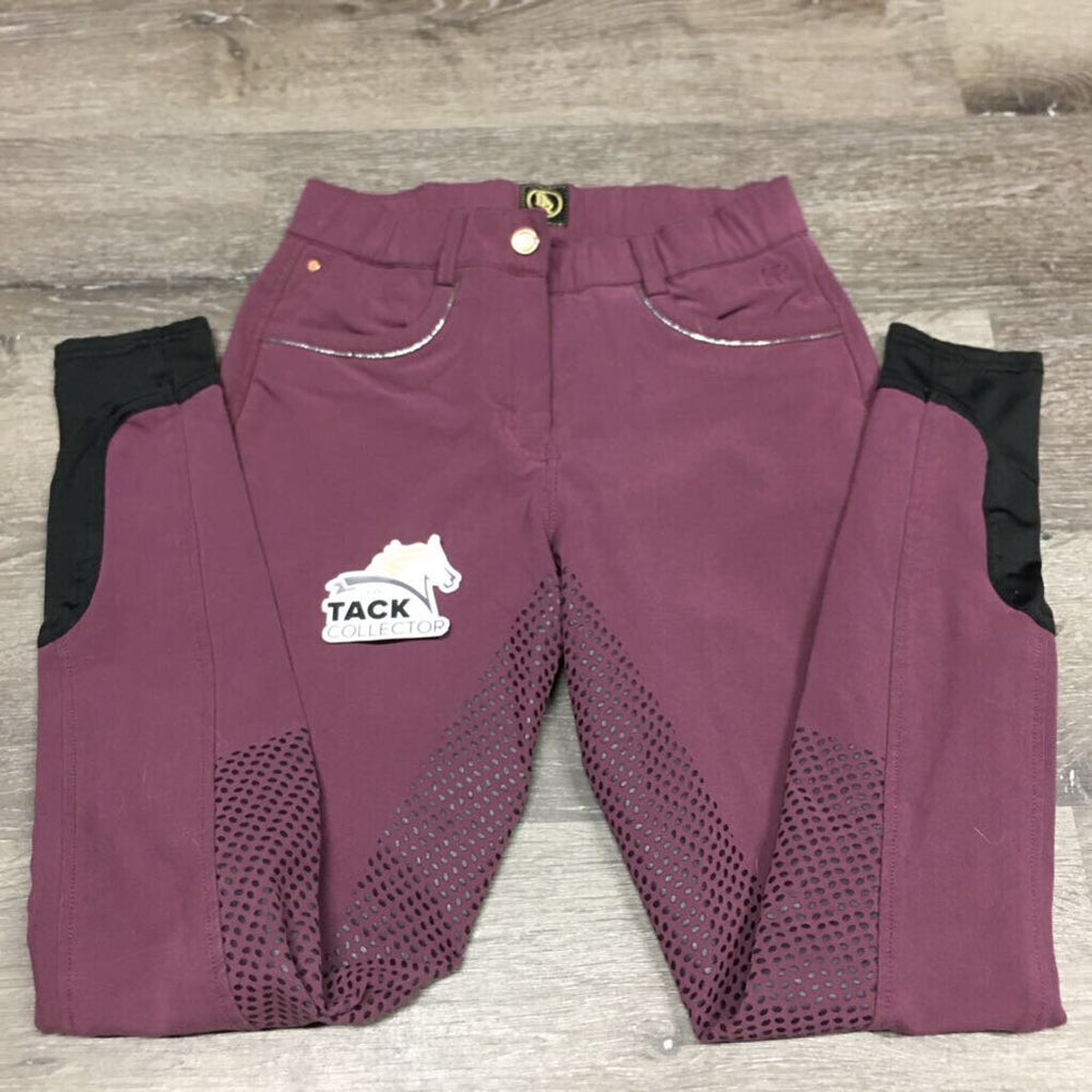 Full Sticky Seat Breeches *gc, mnr hair, seam & waist puckers, rubbed seat stickies