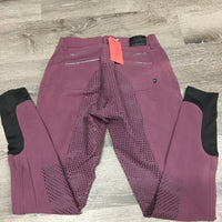 Full Sticky Seat Breeches *gc, mnr hair, seam & waist puckers, rubbed seat stickies
