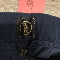 Full Seat Breeches *gc, faded, seam & waist puckers, undone seam stitching, seat: stains & rubs
